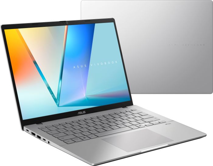 ASUS Notebook Vivobook S14 M3407KA-SF071 14" WUXGA OLED, AMD AI 5 330, 16GB, F512GB, UMA, NoOS, Silver