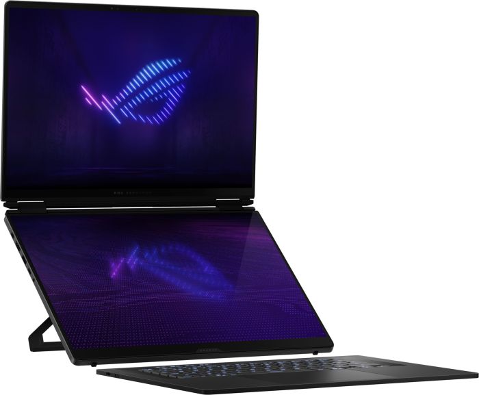 Ноутбук ASUS ROG Zephyrus Duo 16 GX651AX-SR100X 16" 3K Touch OLED, Intel Ultra 9 386H, 64GB, F2TB, NVD5090-24, noOS, Серый