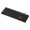 Клавиатура мембранная 2E KS1100 104key, 2xUSB HUB, USB-A, EN/UK, черный