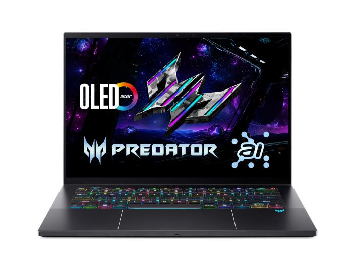 Acer Notebook Predator Triton 14 PT14-52T 14.5" 2.8K OLED Touch, Intel U9-288V, 32GB, F2TB, NVD5070-8, Win11P, black