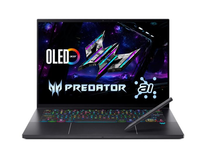 Ноутбук Acer Predator Triton 14 PT14-52T 14.5" 2.8K OLED Touch, Intel U9-288V, 32GB, F1TB, NVD5070-8, Win11P, чорний