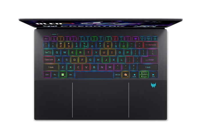 Ноутбук Acer Predator Triton 14 PT14-52T 14.5" 2.8K OLED Touch, Intel U9-288V, 32GB, F1TB, NVD5070-8, Win11P, чорний