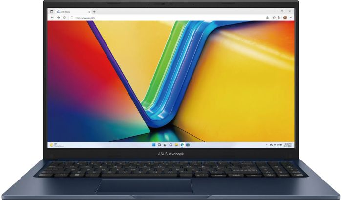 Ноутбук ASUS Vivobook 15 X1504MA-BQ130W 15.6" FHD IPS, Intel 7 350U, 16GB, F1TB, UMA, Win11, Блакитний