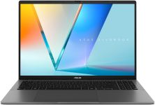 Ноутбук ASUS Vivobook S16 M3607GA-SH118W 16" FHD OLED, AMD AI 9 465 , 32GB, F1TB, UMA, Win11, Сірий