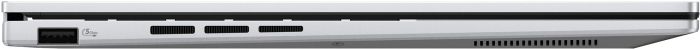 Ноутбук ASUS Zenbook 14 UX3405CA-ST1262 14" 3K OLED, Intel Ultra 5 225H, 16GB, F1TB, UMA, NoOS, Сріблястий