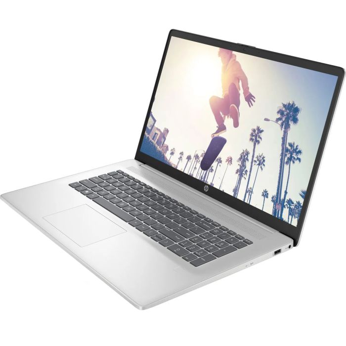 Ноутбук HP 17-cp2031ua 17.3" FHD IPS AG, R3-7320U, 8GB, F512GB, UMA, DOS, сріблястий