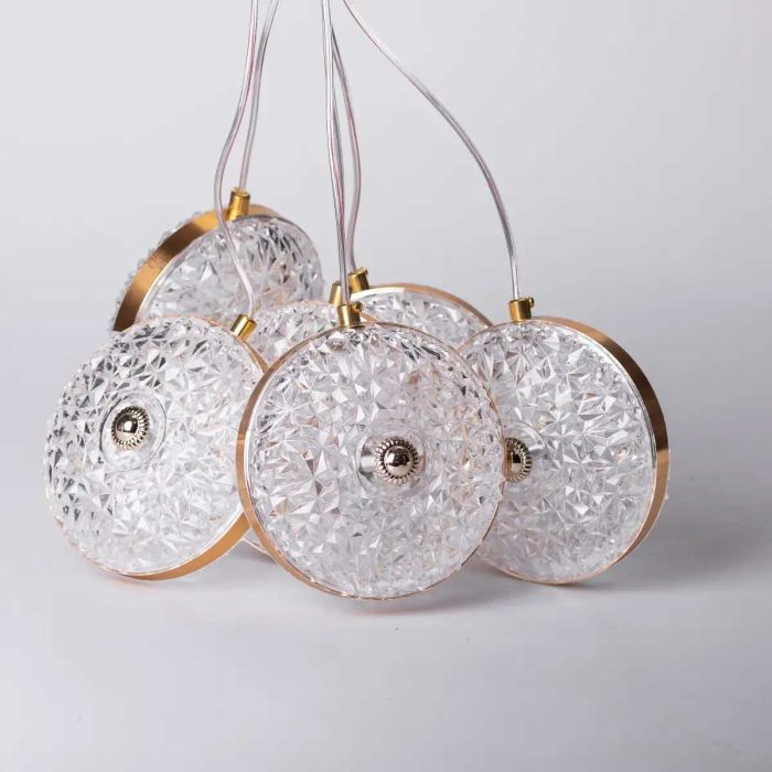 Гірлянда-штора Діамант 3 метри 6 фігур, теплий білий 6L3MDIA