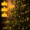 Гірлянда Кінський хвіст 2 м 10 ліній на 200 led лампочок на мідному дроті від мережі Жовта 1733012Y