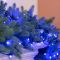 Гірлянда нитка 14м на 161 LED лампочок світлодіодна чорний провід 8 режимів роботи Синій M300LEDBL