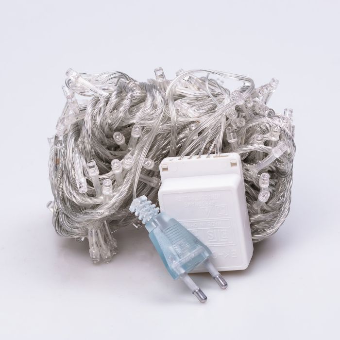 Гірлянда нитка світлодіодна GarlandoPro 171 LED 16м 8 режимів гірлянда новорічна Синій W300LEDBL