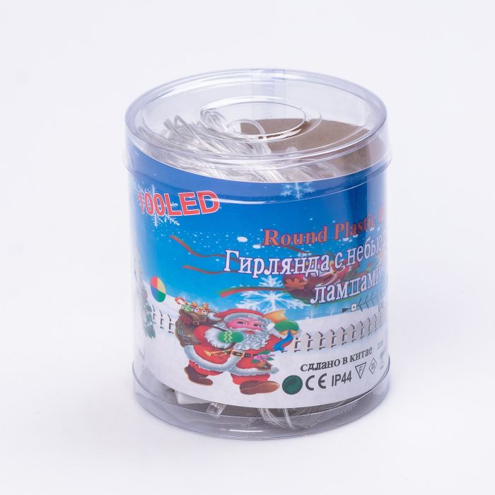 Гірлянда нитка світлодіодна GarlandoPro 50 LED 6м 8 режимов гірлянда новорічна W100LEDML