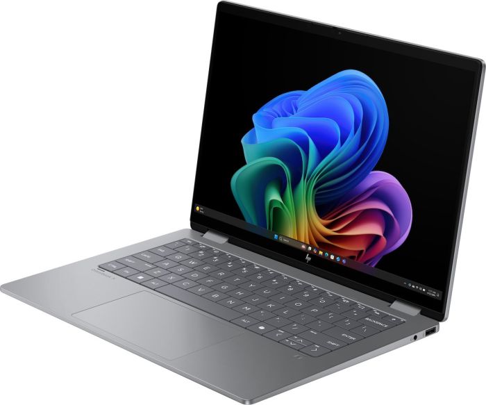 Ноутбук HP OmniBook X Flip x360 14-fk0000ua 14" 3K OLED Touch, AMD AI 7 350, 32GB, F1TB, UMA, Win11, сірий