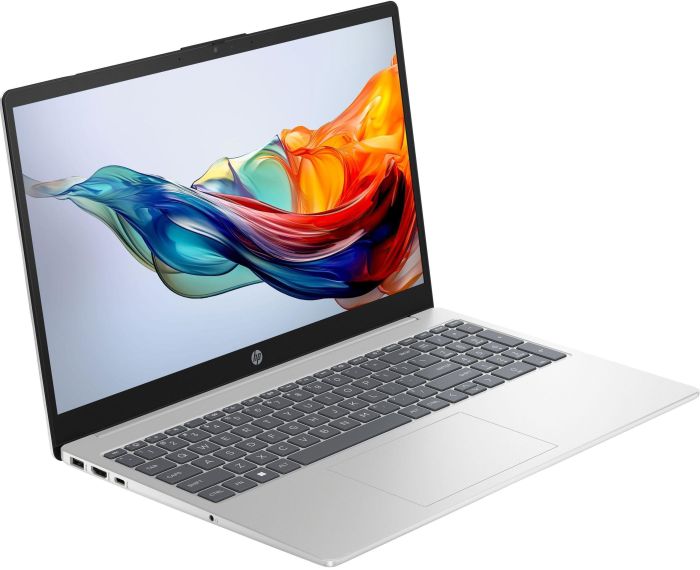 Ноутбук HP 15-fc0313ua 15.6" FHD IPS AG, AMD R7-7730U, 32GB, F1TB, UMA, DOS, сріблястий