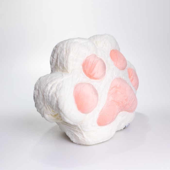 М'яка іграшка-подушка з пледом і муфтою Лапка 40×40×25 (см) іграшка плед 3 в 1 дитячий плюшевий плед Білий 520-18W