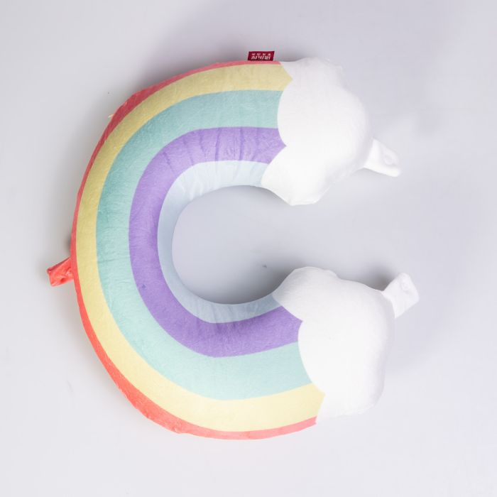 Подушка для шиї Rainbow U-подібна, рожевий HP-56-13P