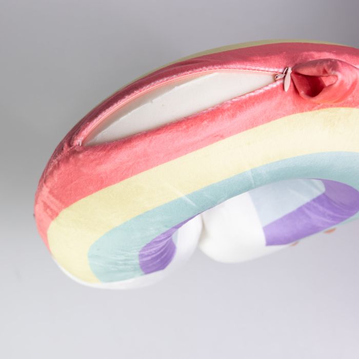 Подушка для шиї Rainbow U-подібна, рожевий HP-56-13P