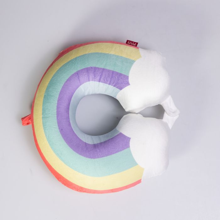Подушка для шиї Rainbow U-подібна, рожевий HP-56-13P