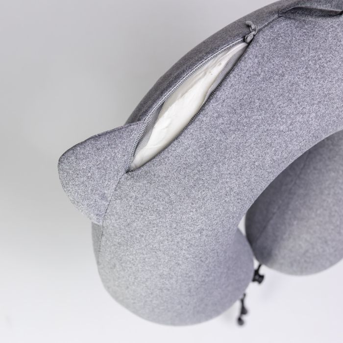 Подушка для шиї Smile&Hug U-подібна темно-сіра HP-56-14G