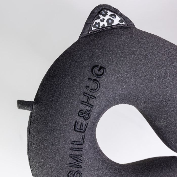 Подушка для шиї Smile&Hug U-подібна темно-сіра HP-56-14B