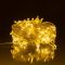 Новорічна гірлянда кімнатна нитка 10 м 120 LED кімнатна гірлянда білий провід Жовте світло W120LED10MWY