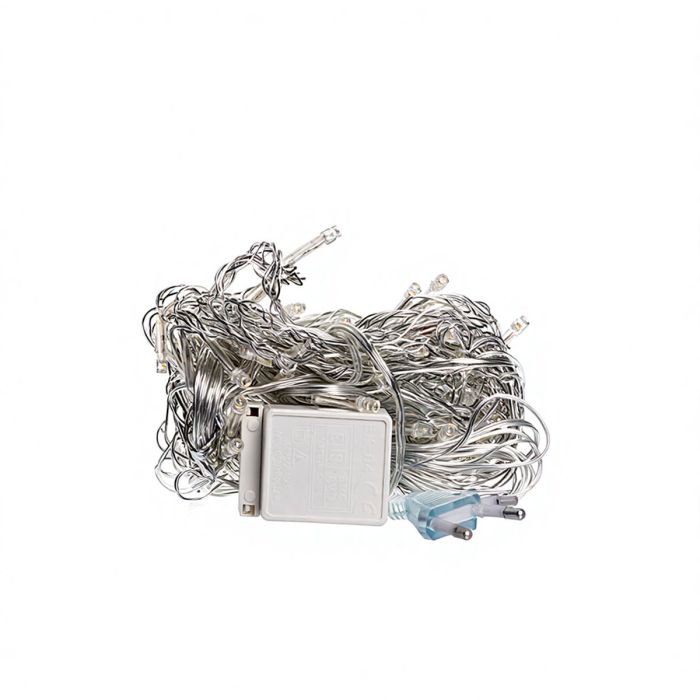 Новорічна гірлянда штора 2х2 м 80 LED кімнатна білий провід Білий ZWM2280LEDW