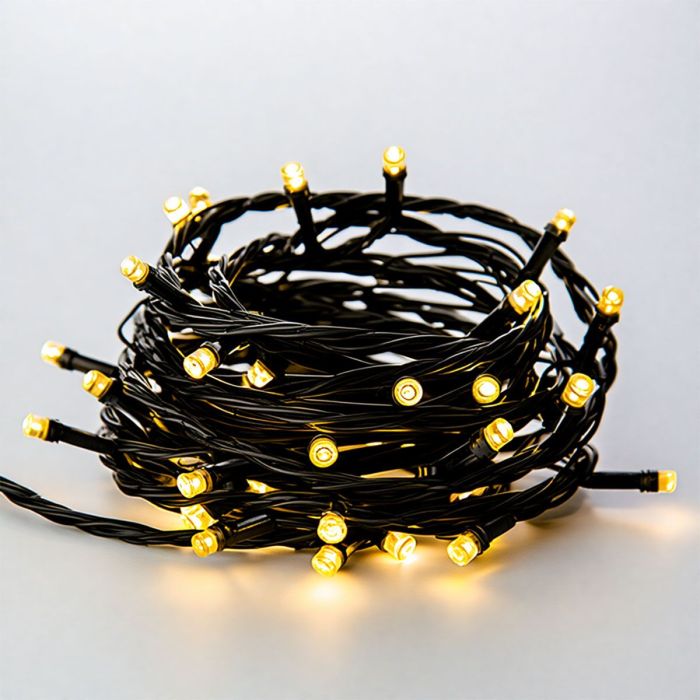 Новорічна гірлянда штора 3х2 м 144 LED кімнатна білий провід Жовтий ZWM32144LEDY